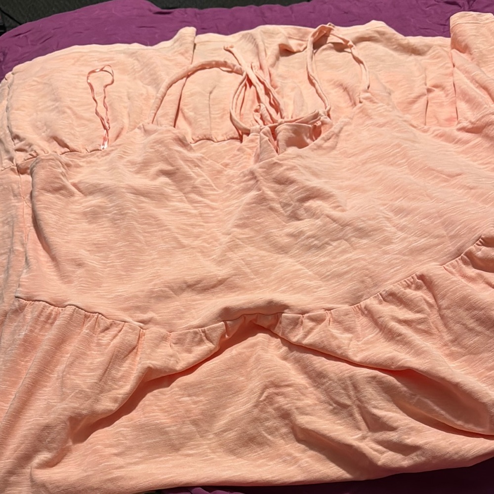 Old Navy Peach Maxi Dress